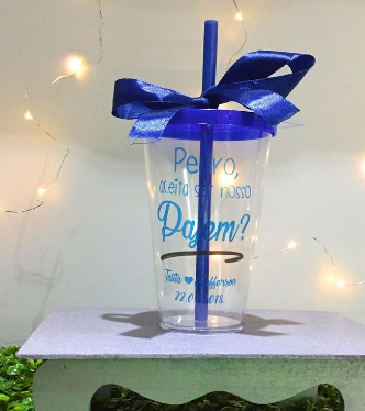 Kit copos personalizados para festa de 15 anos