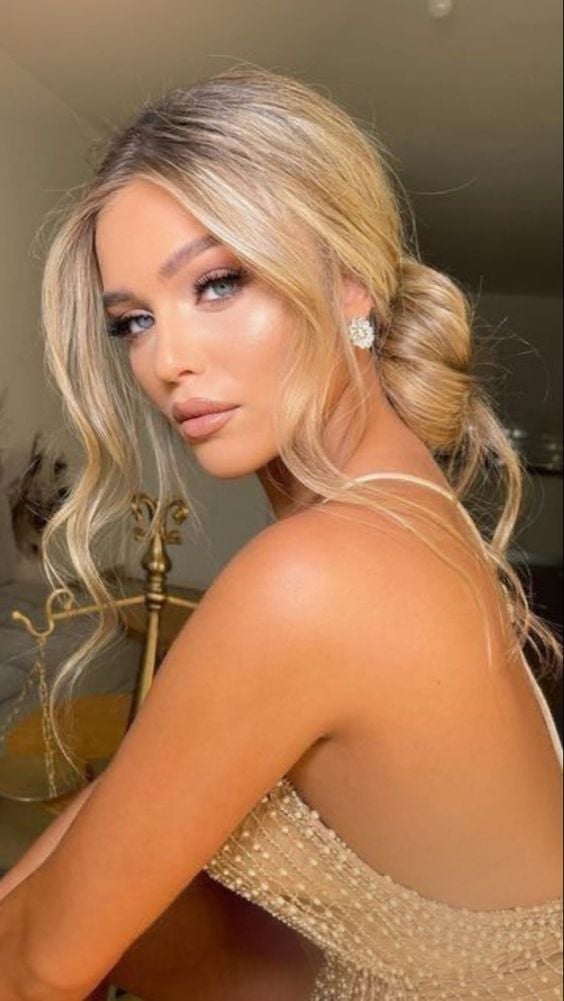 coque com cabelo solto