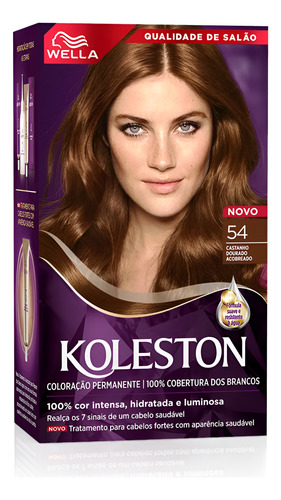 cor de cabelo chocolate acobreado