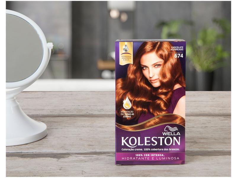 cor de cabelo chocolate acobreado