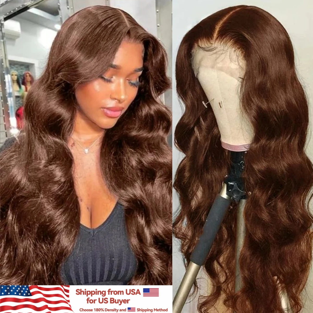 cor de cabelo chocolate acobreado