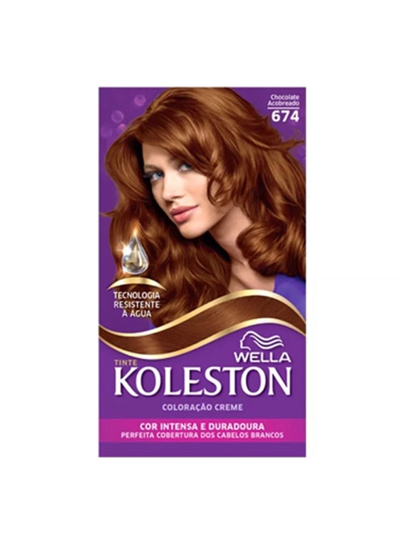 cor de cabelo chocolate acobreado