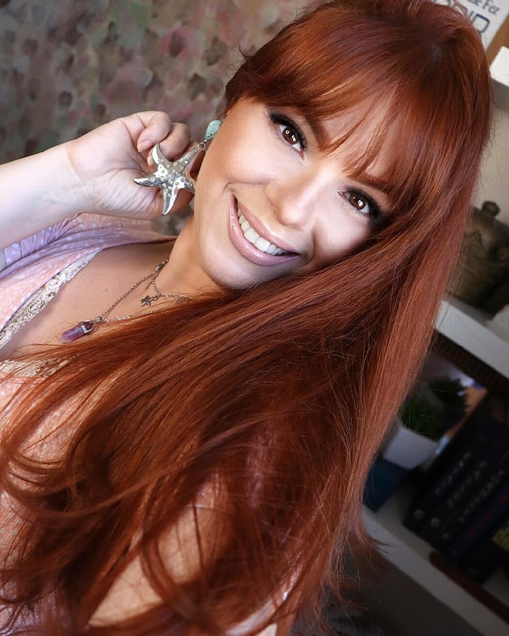 cor de cabelo chocolate acobreado