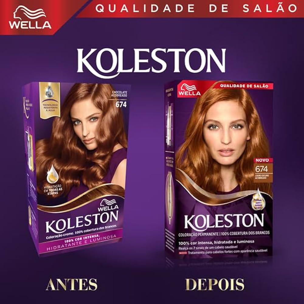 cor de cabelo chocolate acobreado