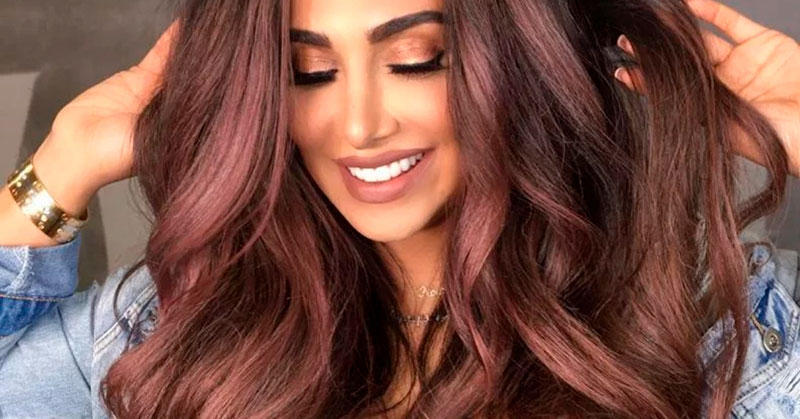 cor de cabelo chocolate para morenas