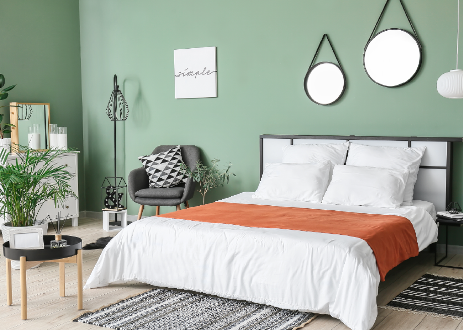 tendências de cores para quarto 2026
