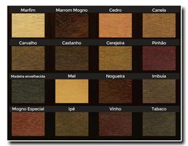 Madeira cor tabaco
