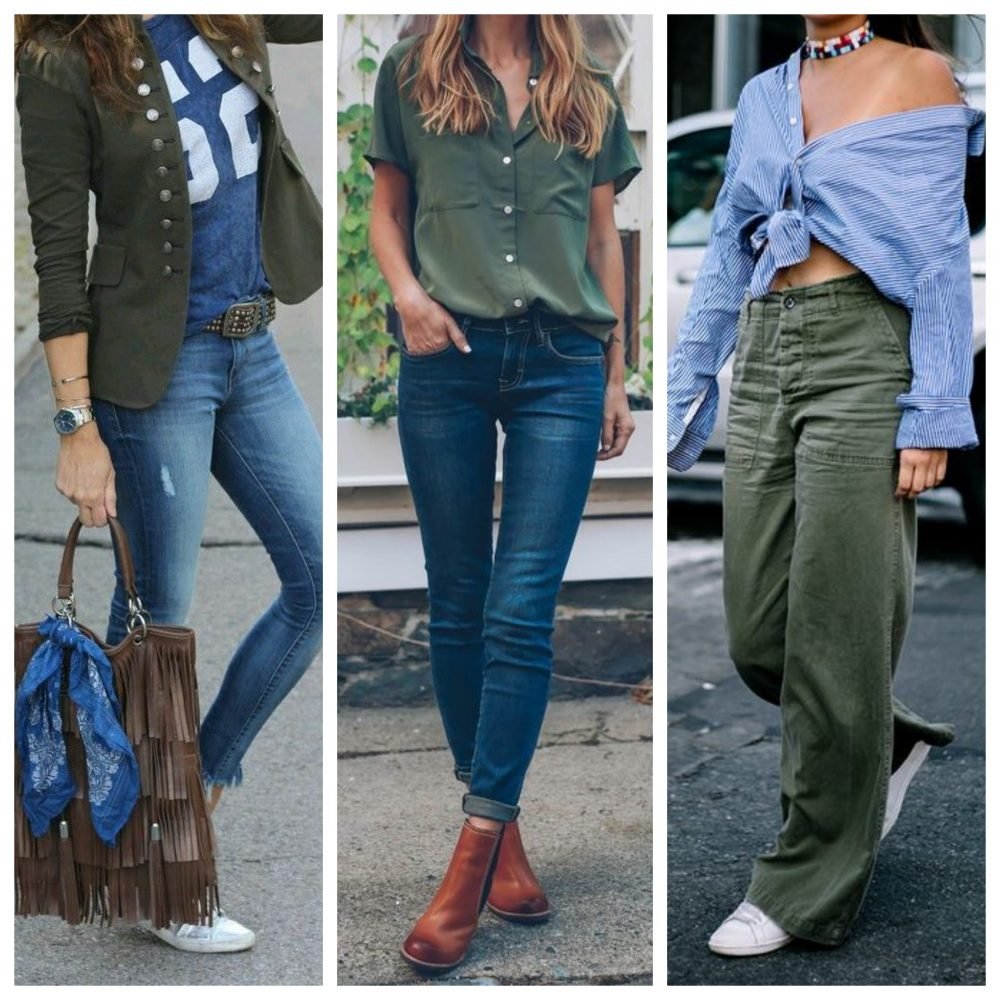 10 Maneiras de Incorporar o Verde Militar no seu Guarda-Roupa