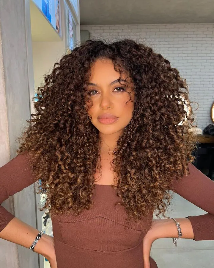 cores de cabelo para morenas