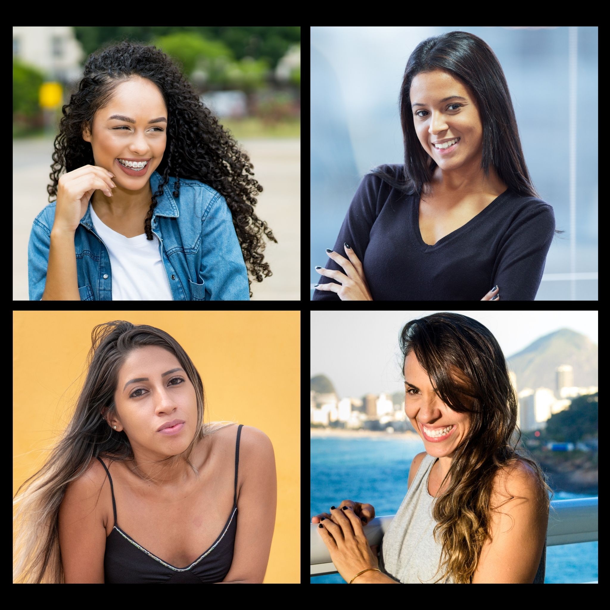 cores de cabelo para morenas escuras inspiração