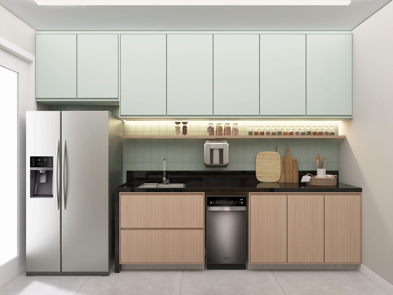 mdf branco para cozinha
