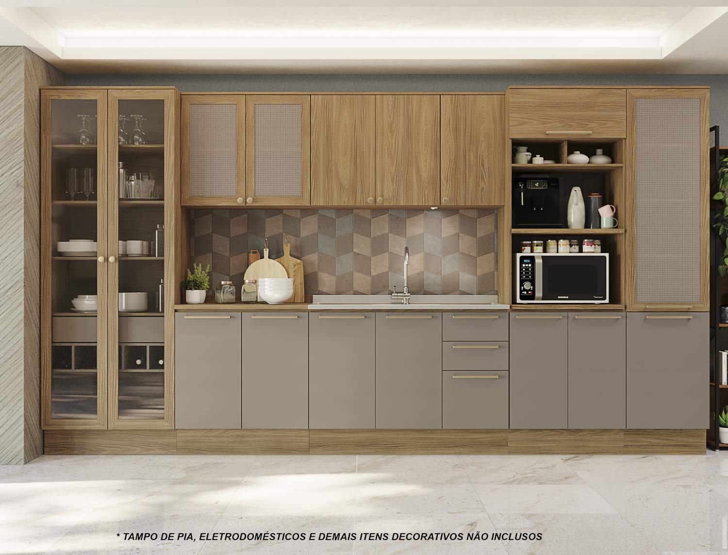 mdf azul para cozinha