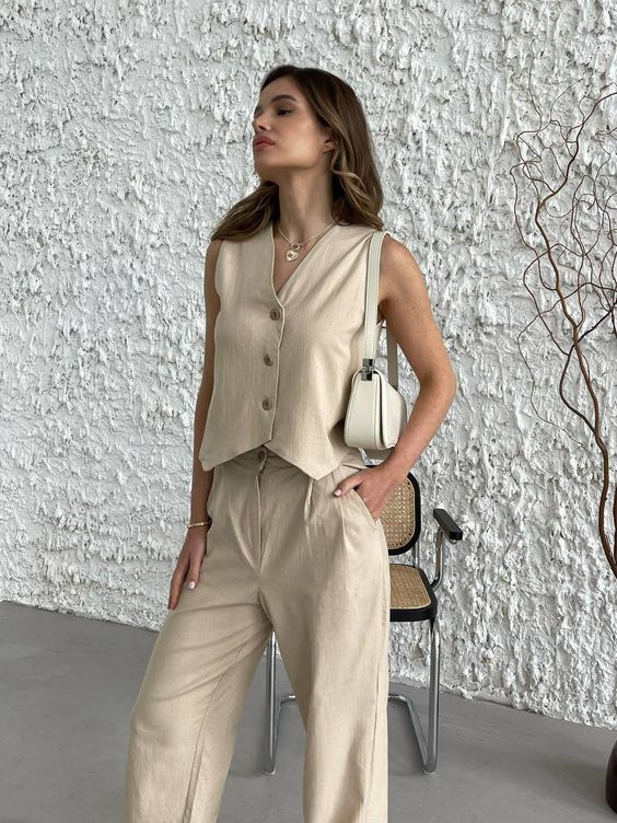 bege e verde militar look