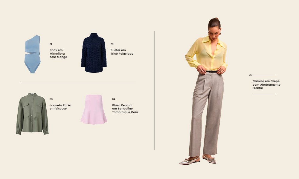 looks com calça cinza