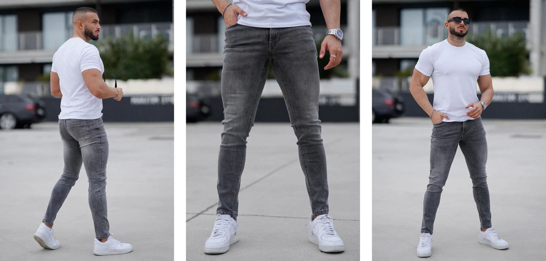 calça cinza masculina combinações