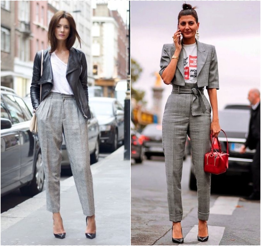 cores vibrantes para calça cinza