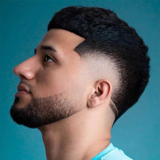 corte americano taper fade cabelo fino