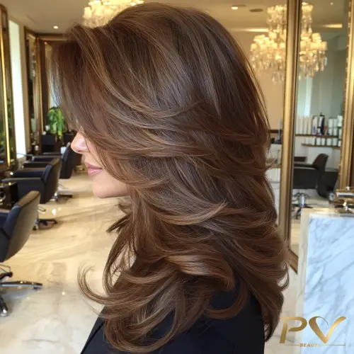 melhores cortes cabelo repicado medio liso rosto redondo