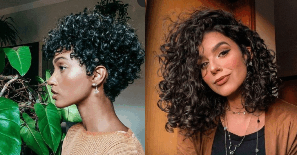 corte de cabelo ondulado curto feminino