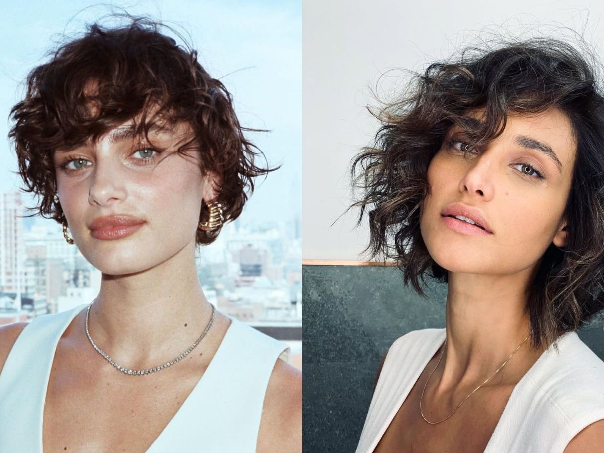 finalização cabelo ondulado curto