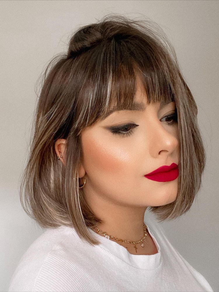 chanel arredondado para cabelo fino