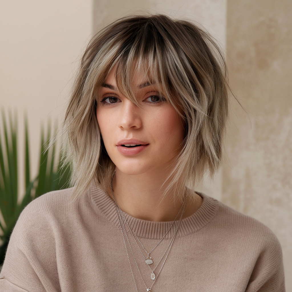 inspiração corte chanel repicado para diferentes texturas de cabelo