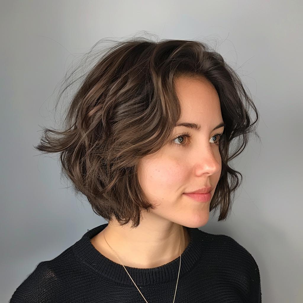 Corte Chanel com Nuca Batida: Volume e Estilo na Medida Certa