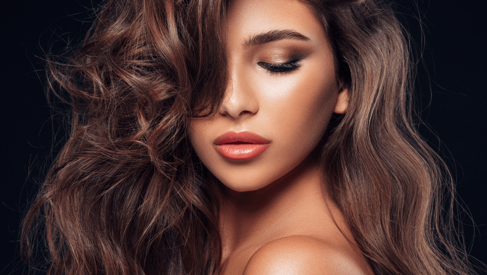 franja lateral para cabelo liso e fino