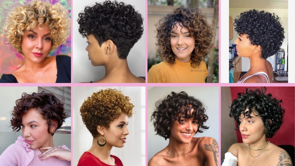 corte de cabelo crespo curto feminino