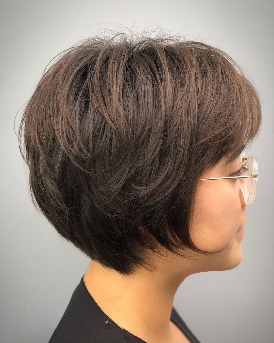 bixie cut camadas