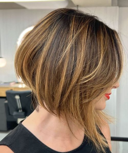 corte em camadas para afinar cabelo grosso
