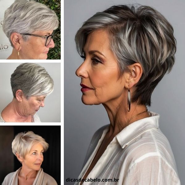 Guia Completo: Como o Pixie Cut Rejuvenesce Mulheres Acima dos 60 Anos