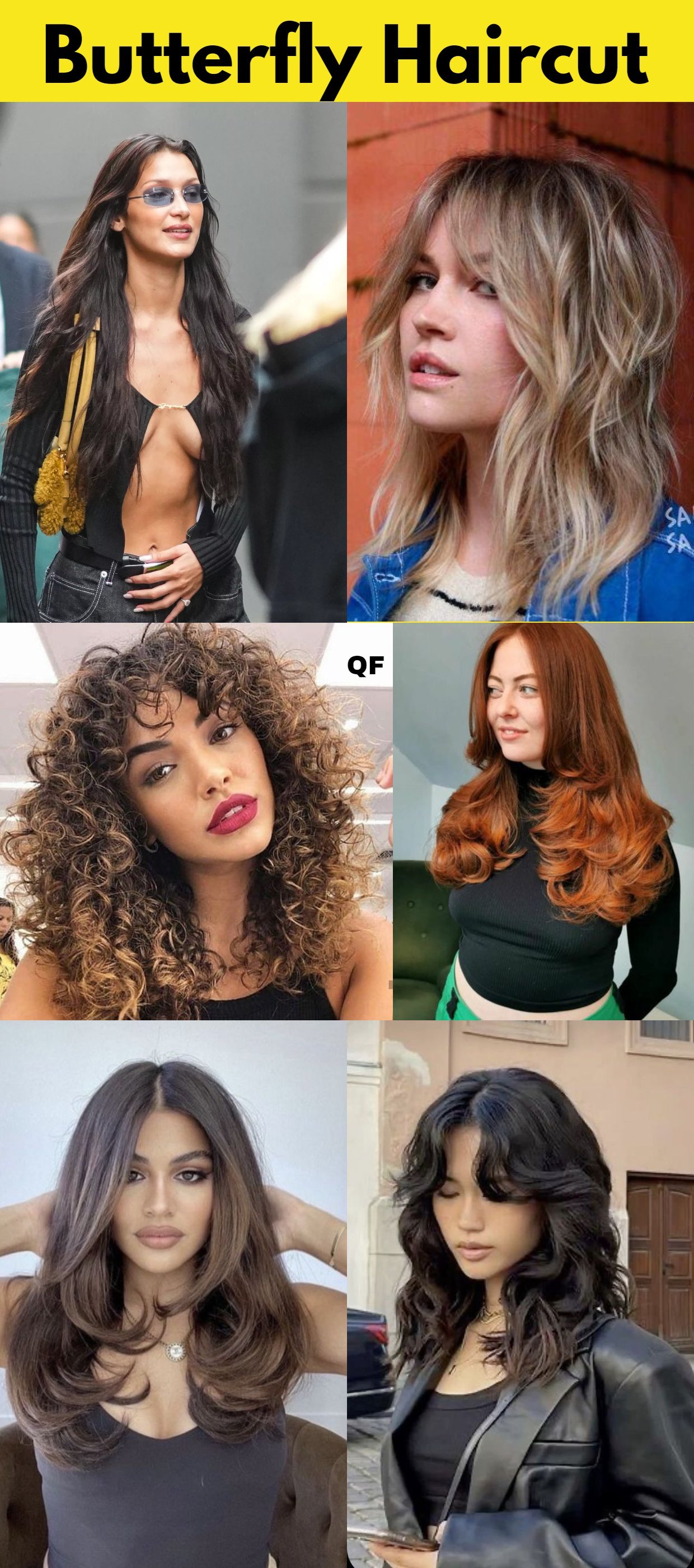 Corte De Cabelo Feminino Butterfly Cut