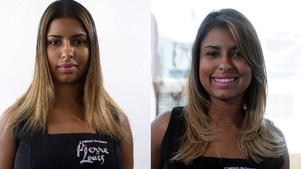 corte degradê feminino médio