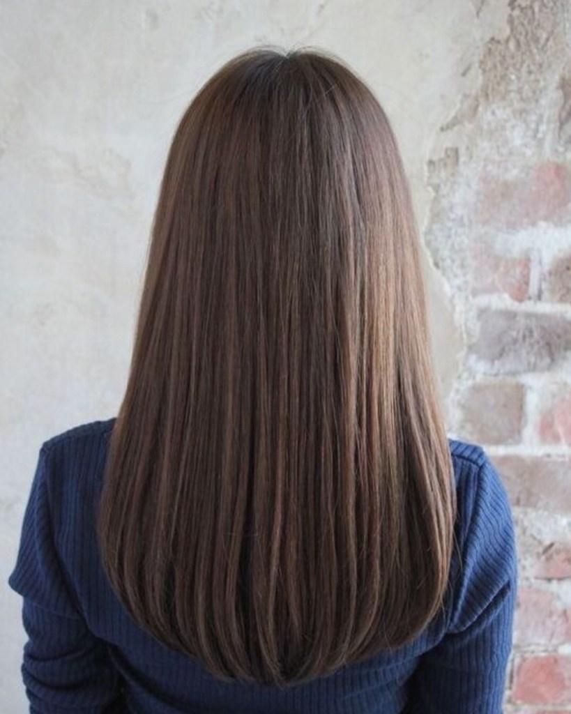 corte de cabelo feminino longo