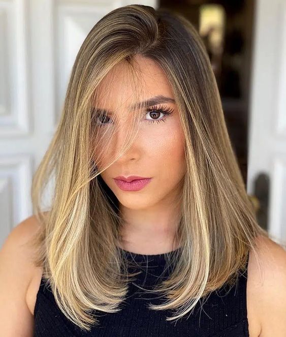 tendencias corte medio liso