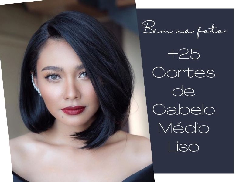 corte medio liso sem franja