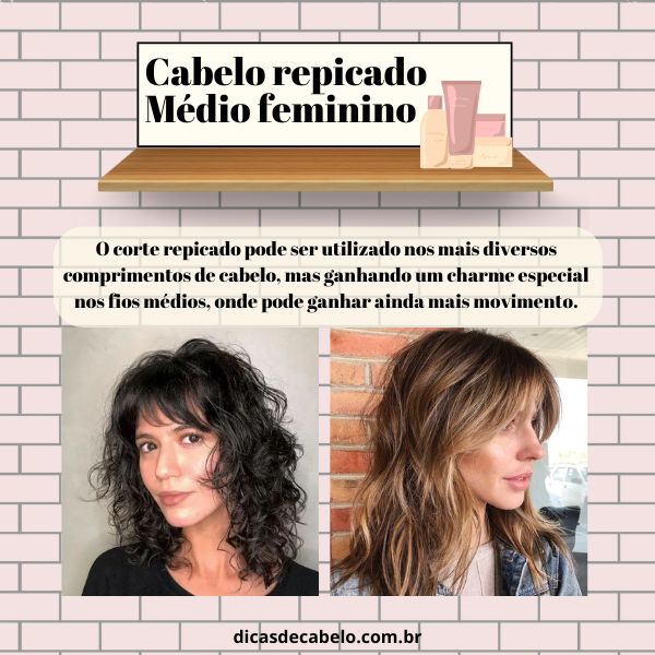 Corte De Cabelo Feminino Repicado Medio