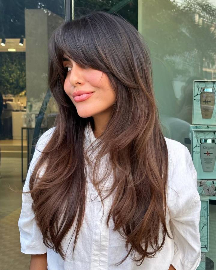 cortes de cabelo longo que rejuvenescem