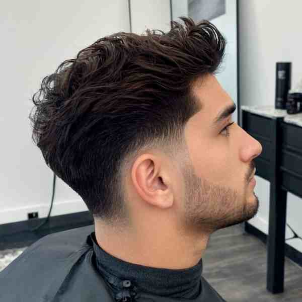 corte de cabelo homem liso