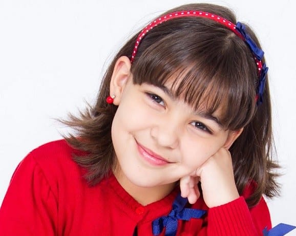 corte de cabelo infantil feminino ondulado