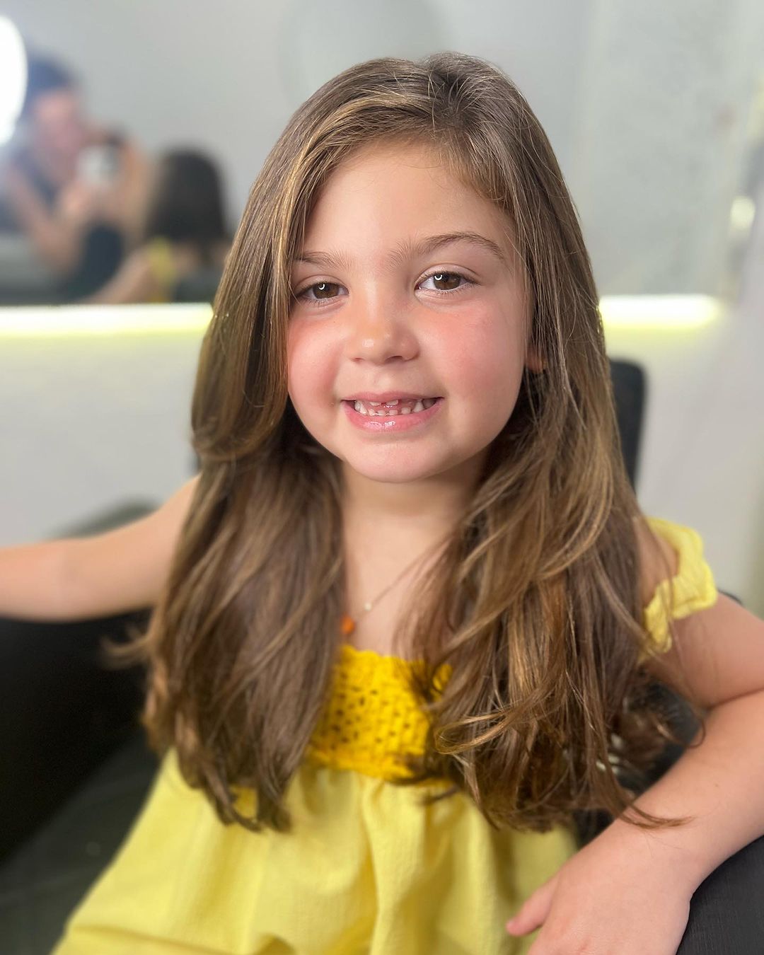 corte de cabelo infantil feminino repicado