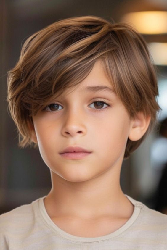 corte de cabelo infantil masculino liso grande