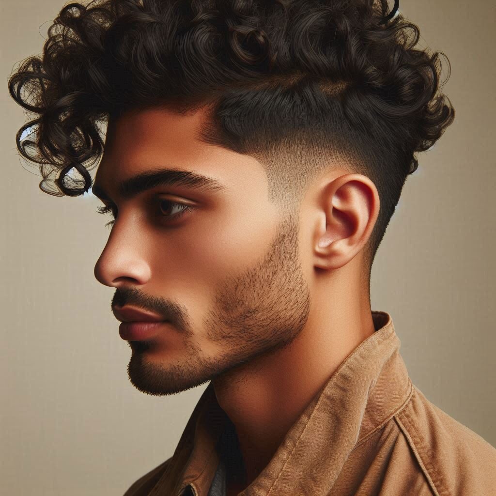 Low Fade com Topete: Estilo e Volume para Homens Modernos