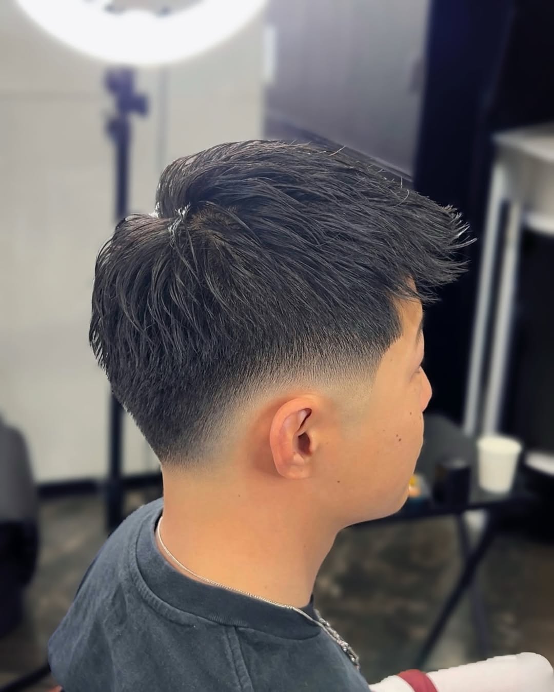 corte de cabelo masculino liso