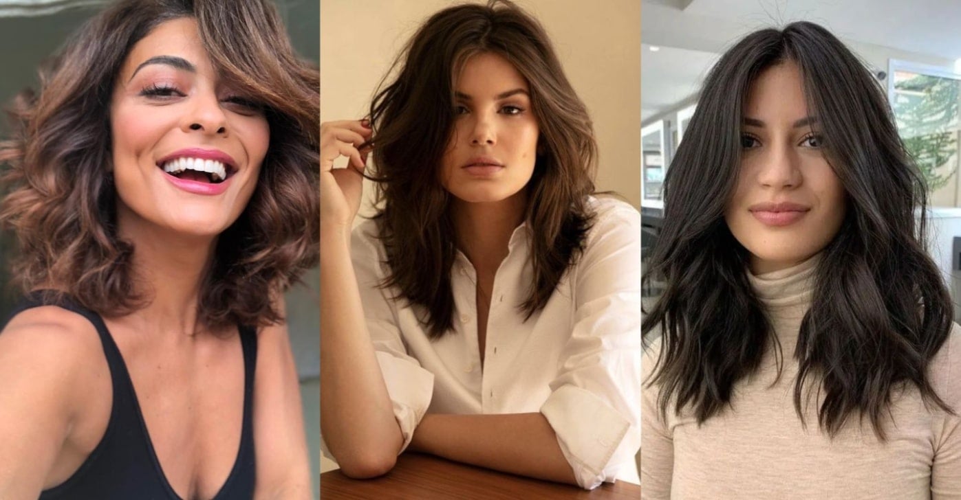 Guia Completo do Butterfly Cut: Como Adotar o Corte Borboleta em Cabelos Médios; Kitty Cut vs. Modern Shag: Qual o Melhor Corte Médio para Você em 2026?; Cabelo Médio Cacheado: Os Cortes em Camadas que Valorizam Seus Cachos; Franjas para Cabelo Médio: Dicas para Personalizar Seu Look e Rejuvenescer; Clavicut: Elegância e Praticidade no Corte Médio que é Tendência em 2026