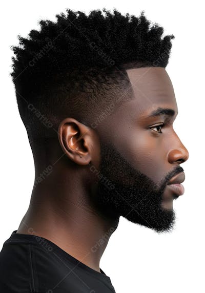 corte de cabelo militar moderno cabelo crespo