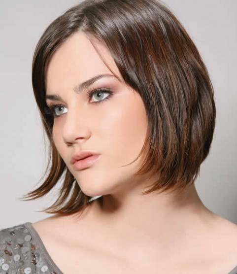corte de cabelo para rosto redondo e fino