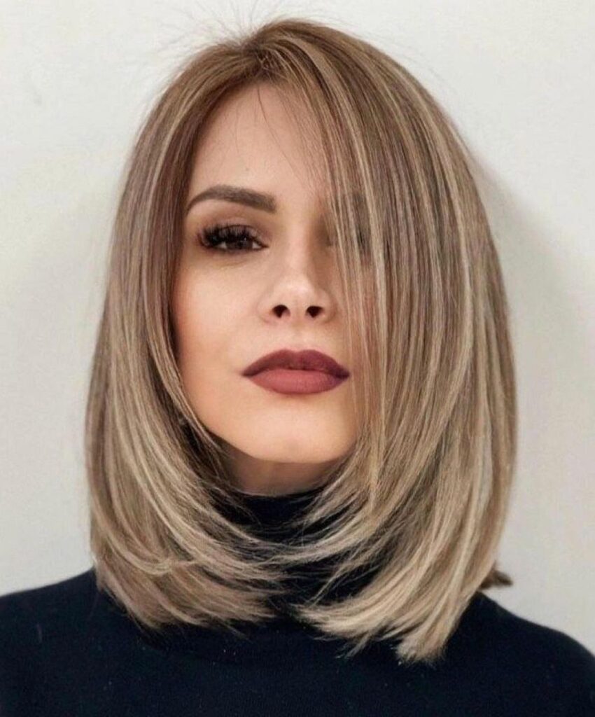 corte de cabelo para rosto redondo e volumoso