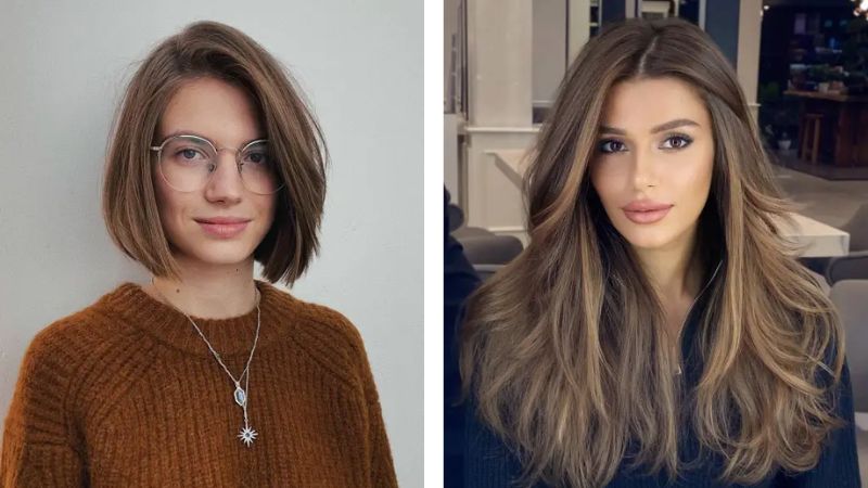 Long Bob e Camadas: O Segredo para Equilibrar Rostos Alongados